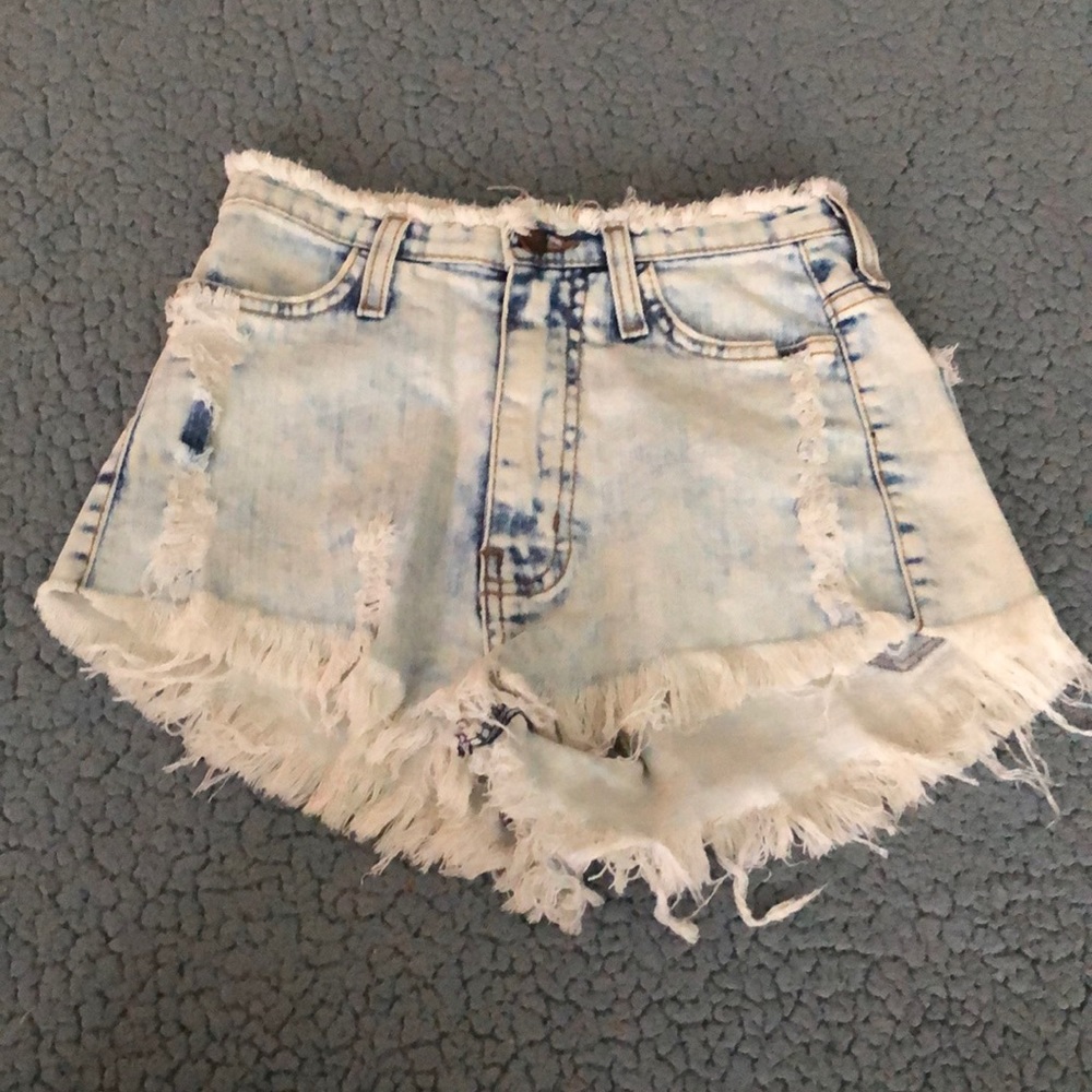 High waisted shorts